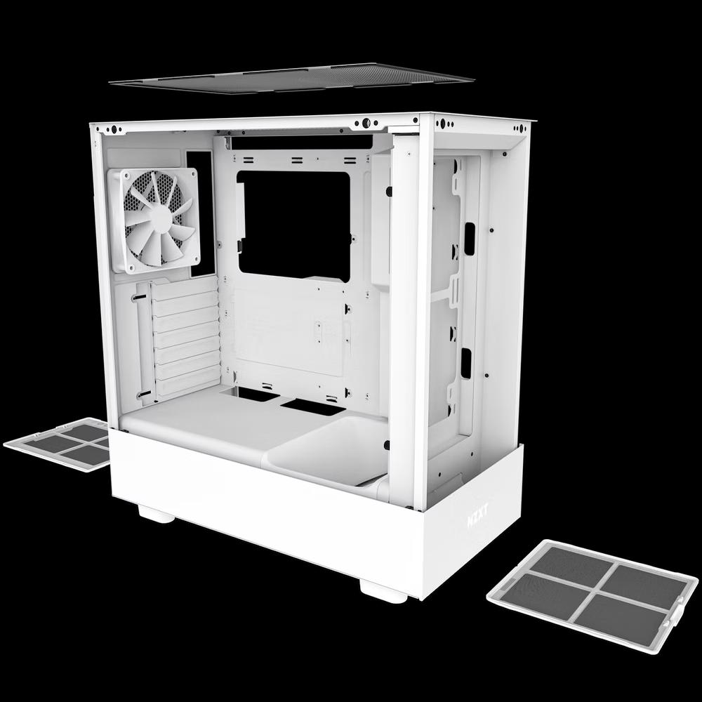 NZXT H5 FLOW WHITW ATX CASE