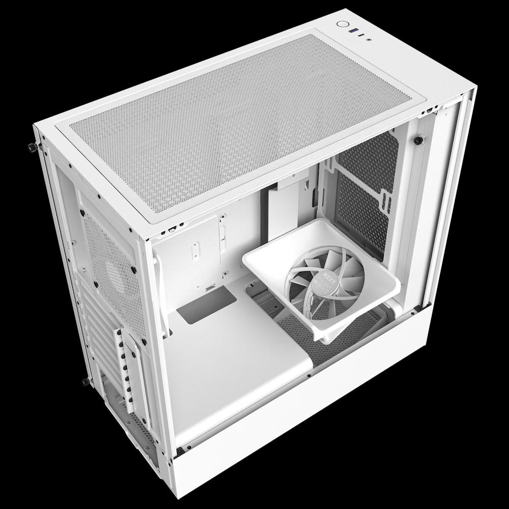 NZXT H5 FLOW WHITW ATX CASE