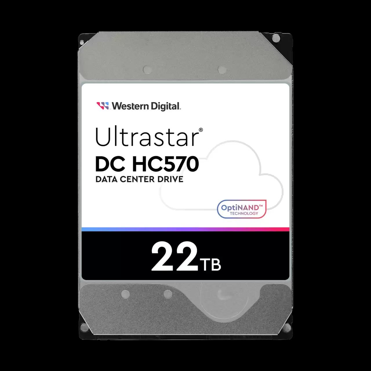WESTERN DIGITAL ULTRASTAR HC570 22TB 7200RPM 512MB SATA 3.5"