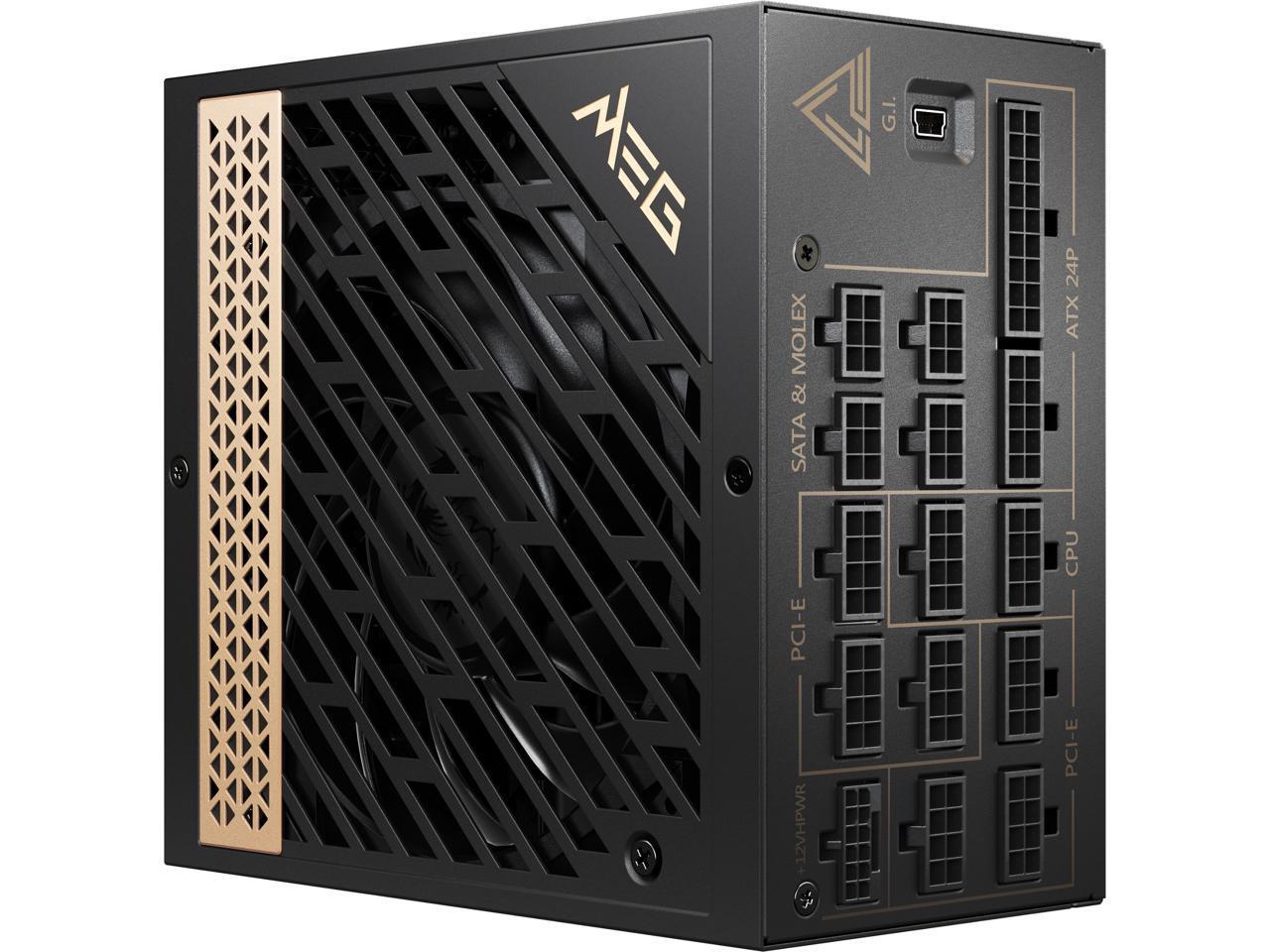 MSI MEG AI1300P 1300W PCIE5 POWER SUPPLY