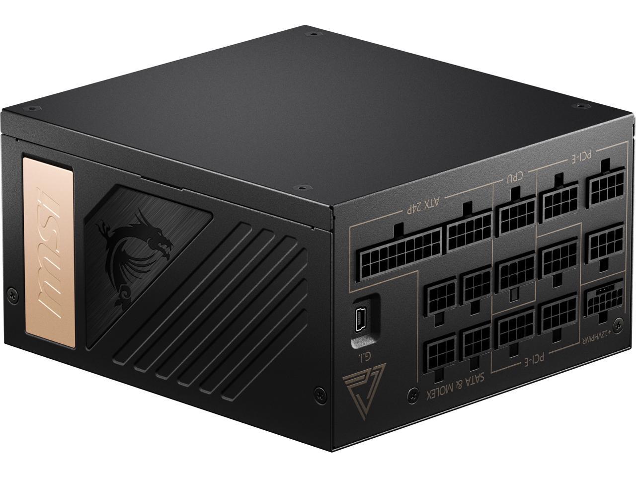 MSI MEG AI1300P 1300W PCIE5 POWER SUPPLY
