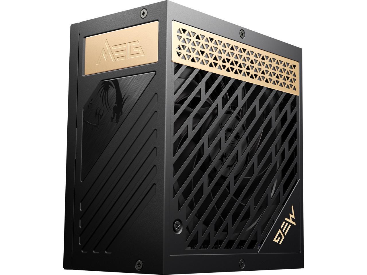 MSI MEG AI1300P 1300W PCIE5 POWER SUPPLY