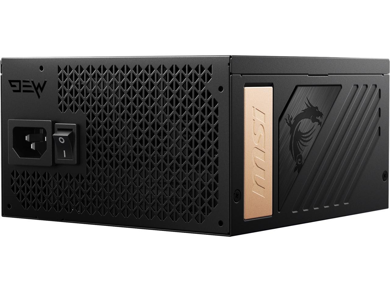 MSI MEG AI1300P 1300W PCIE5 POWER SUPPLY