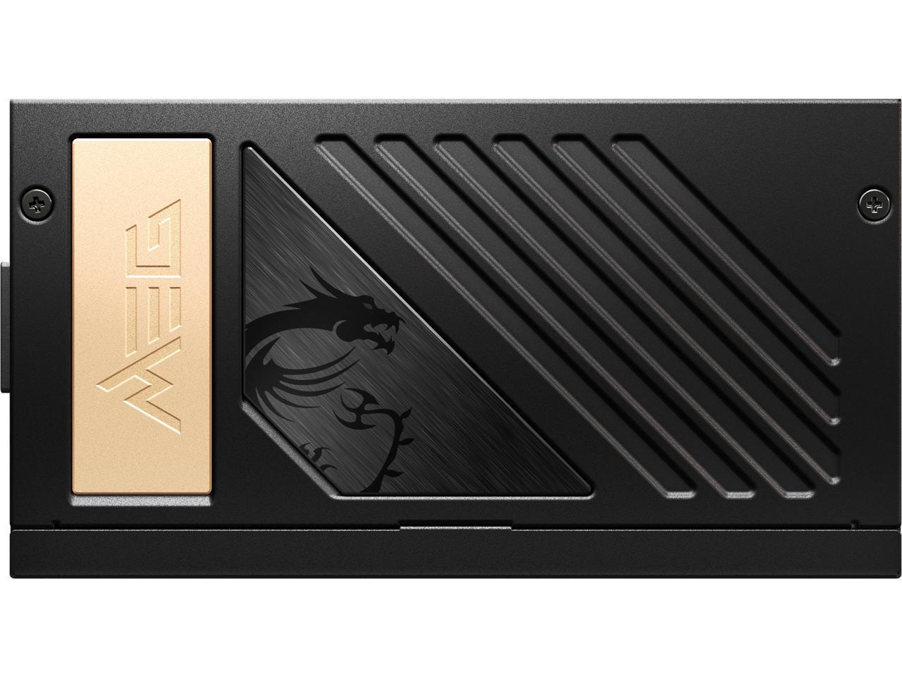 MSI MEG AI1300P 1300W PCIE5 POWER SUPPLY