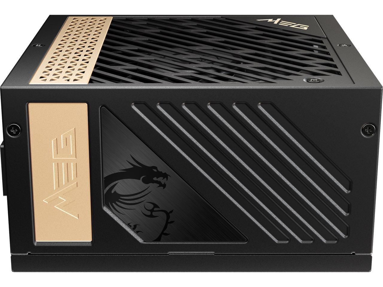 MSI MEG AI1300P 1300W PCIE5 POWER SUPPLY