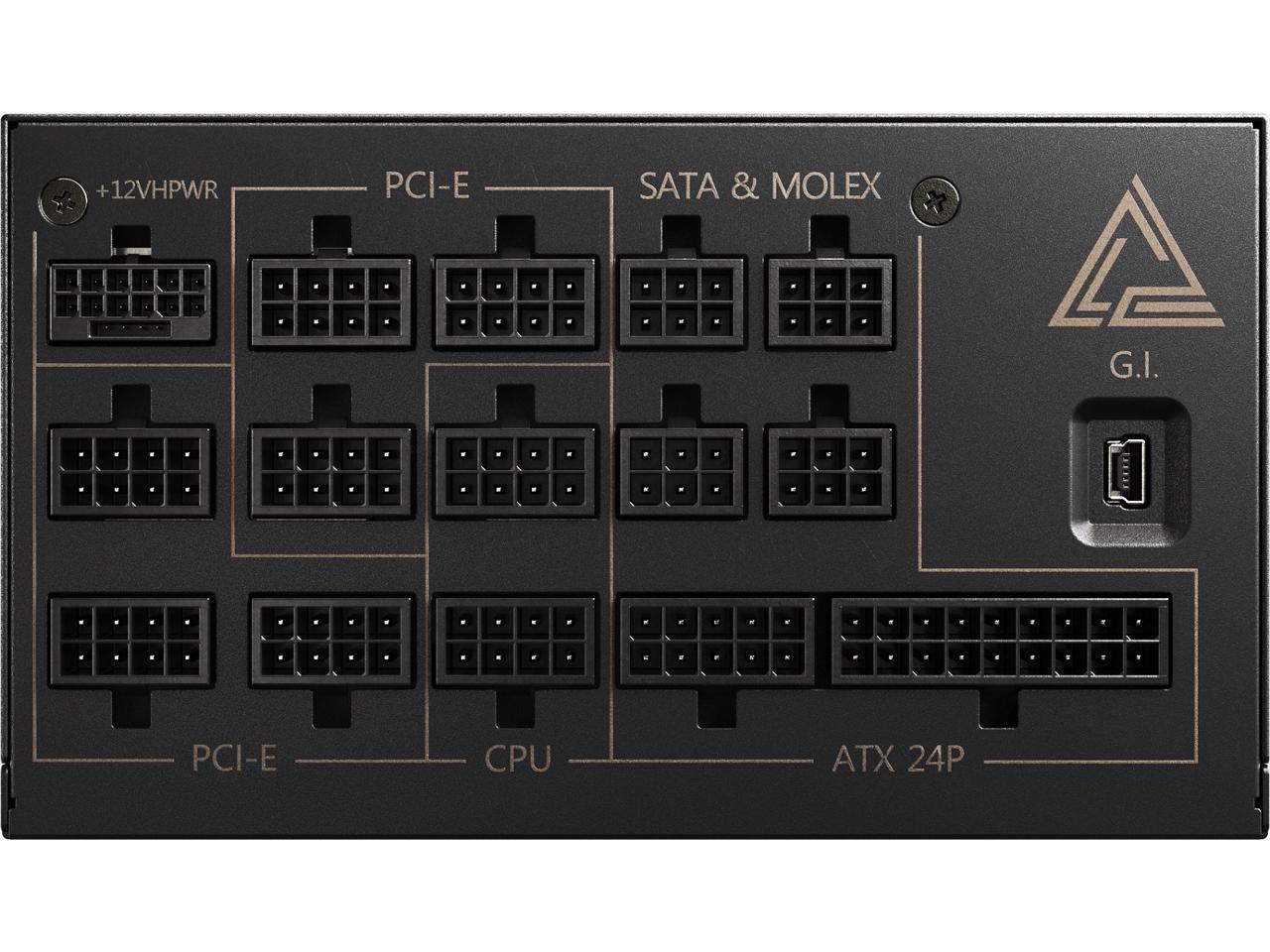 MSI MEG AI1300P 1300W PCIE5 POWER SUPPLY