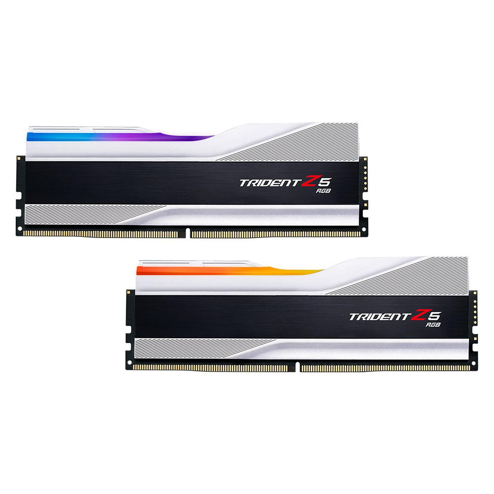 G-SKILL TRIDENT Z5 RGB 32G(16G*2) DDR5 7600MHZ SILVER 1.4V