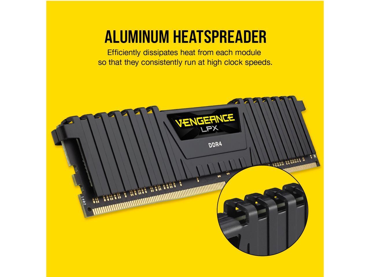 CORSAIR VENGEANCE LPX 32GB (16G*2) DDR4 3200 C16 W/H.S
