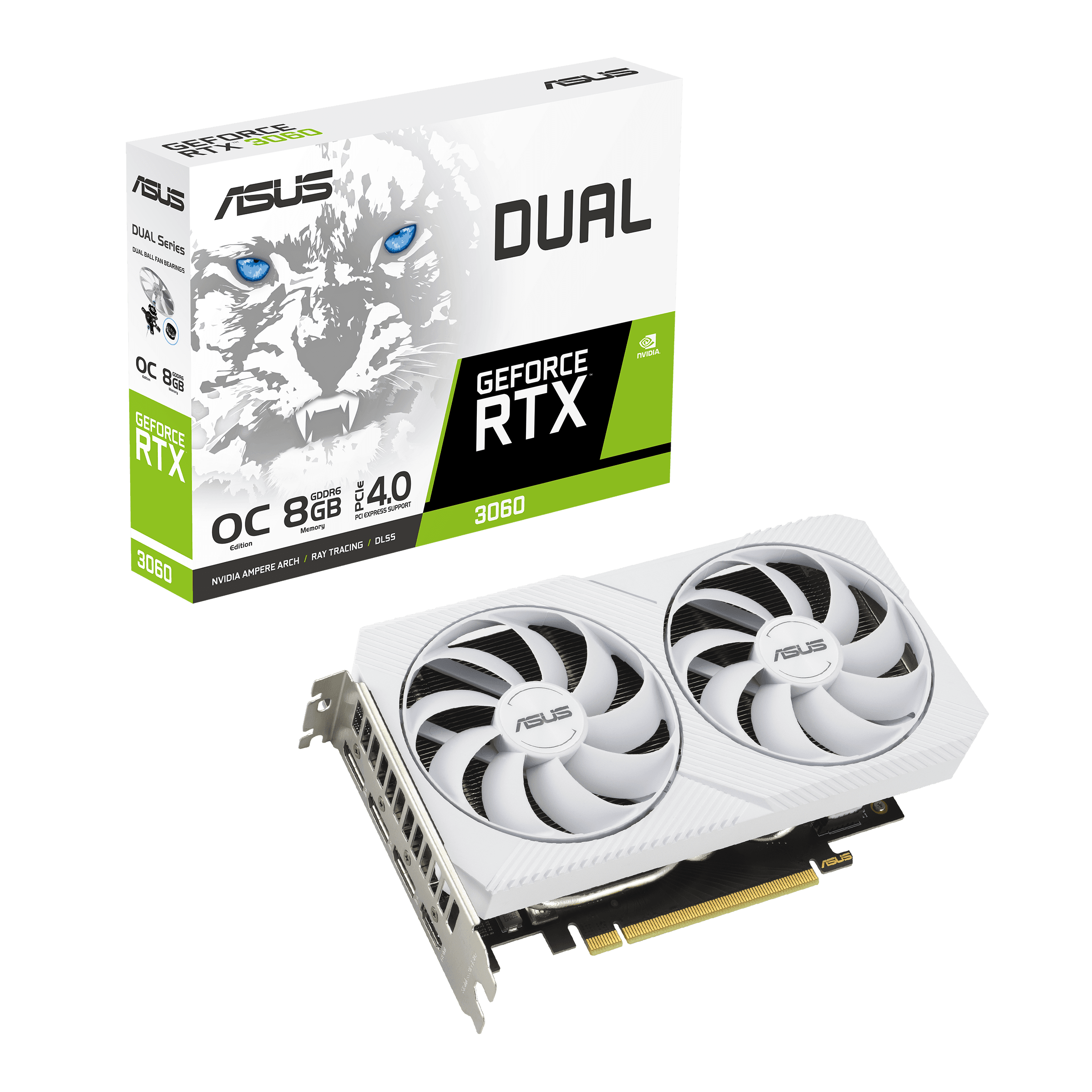 ASUS DUAL RTX3060 OC 8G WHITE
