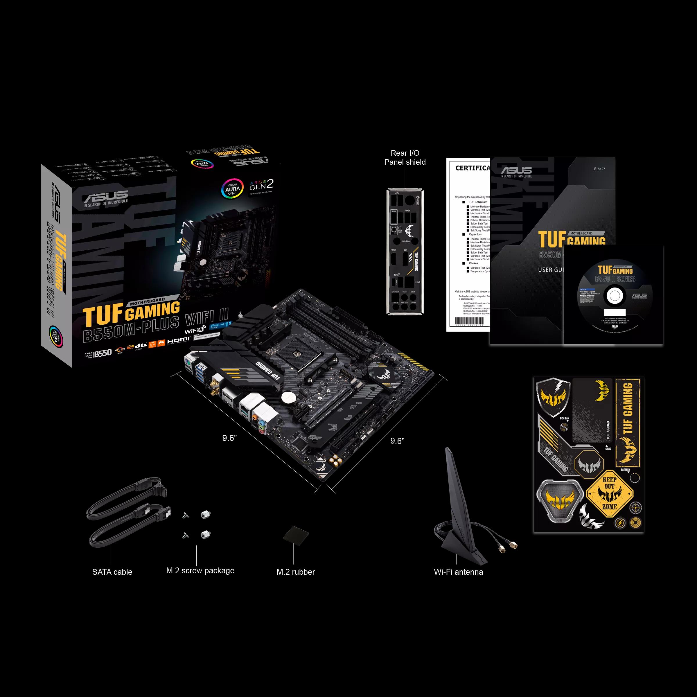 ASUS TUF GAMING B550M-PLUS WIFI II (MB-BB55TMV)