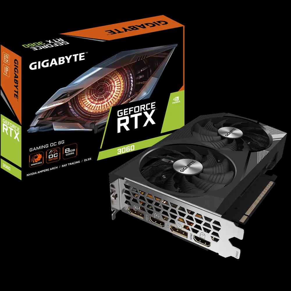 GIGABYTE RTX3060 GAMING OC 8G