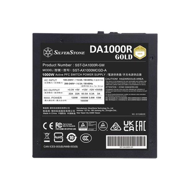 SILVERSTONE DECATHLON SERIES 1000W PCIE GEN5 FULLY MODUALR