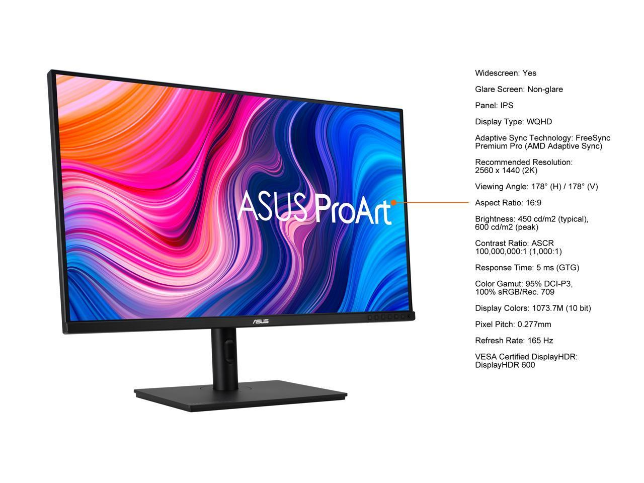 ASUS PA328CGV 32" ProArt 2K 165Hz Monitor
