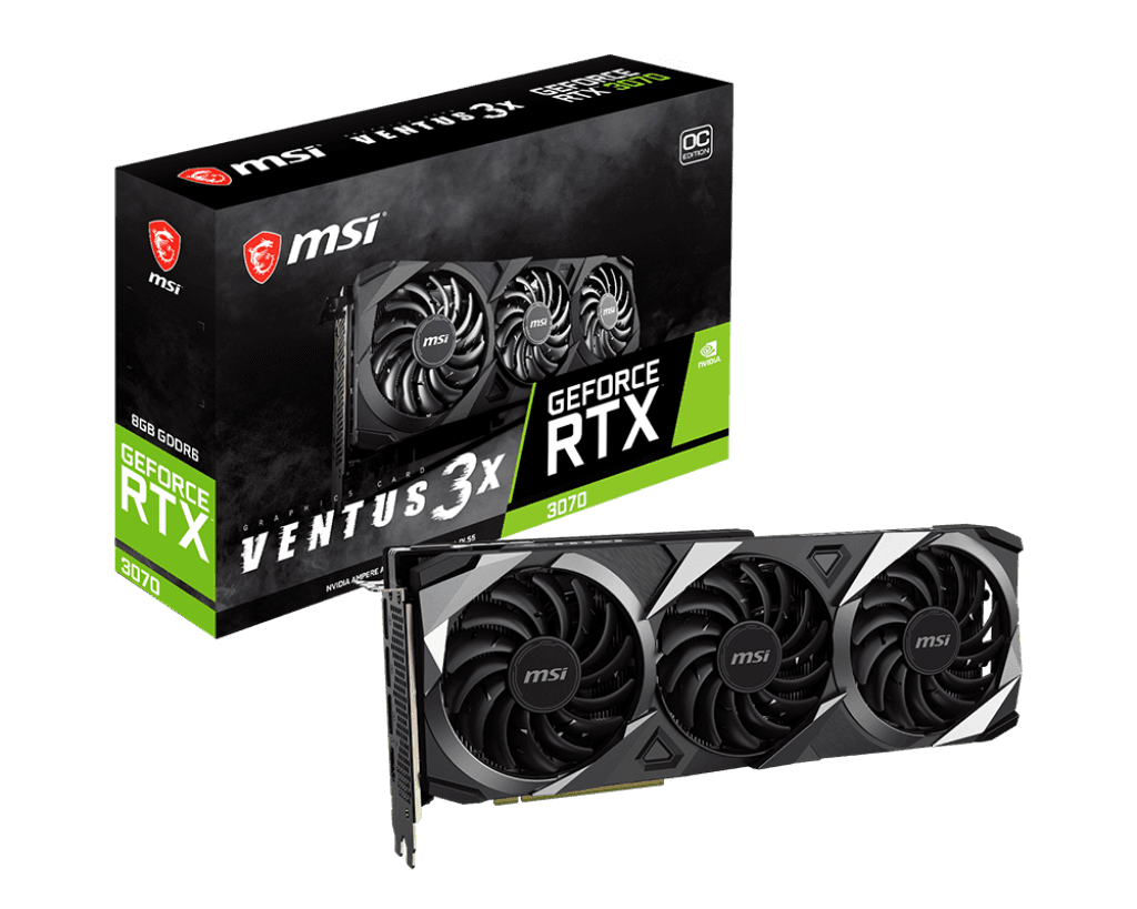 MSI RTX3070 VENTUS 3X 8G OC LHR