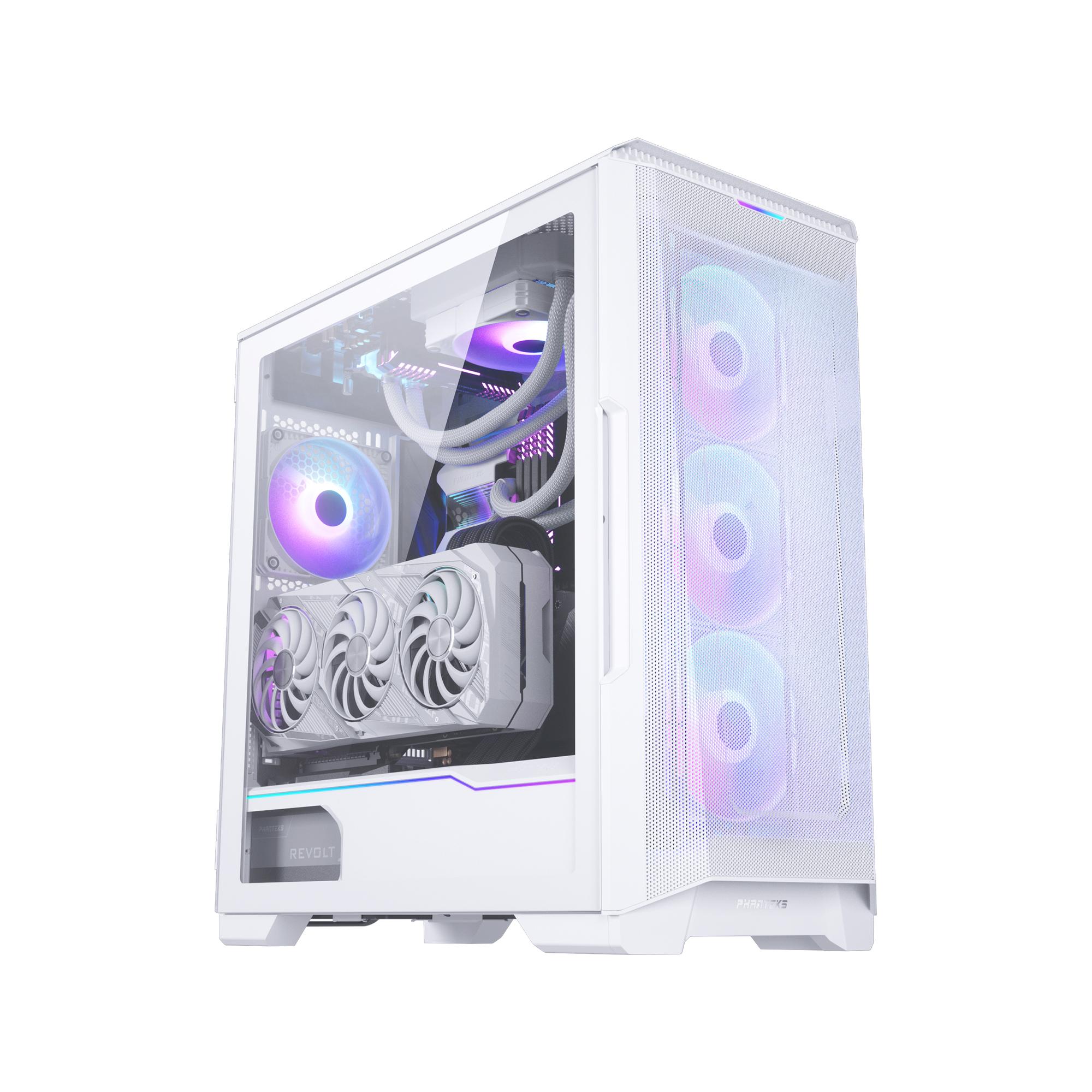 PHANTEKS ECLIPSE G500 AIR, TEMPERED GLASS, DRGB,MATTE WHITE