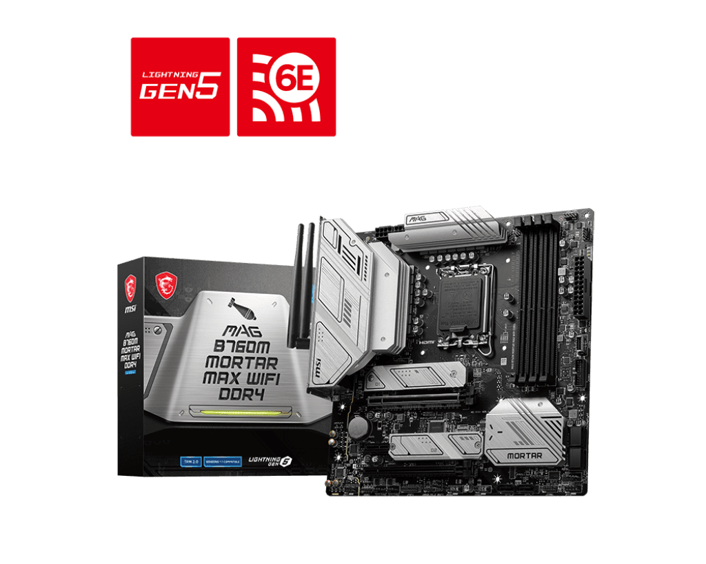 MSI MAG B760M MORTAR MAX WIFI DDR4