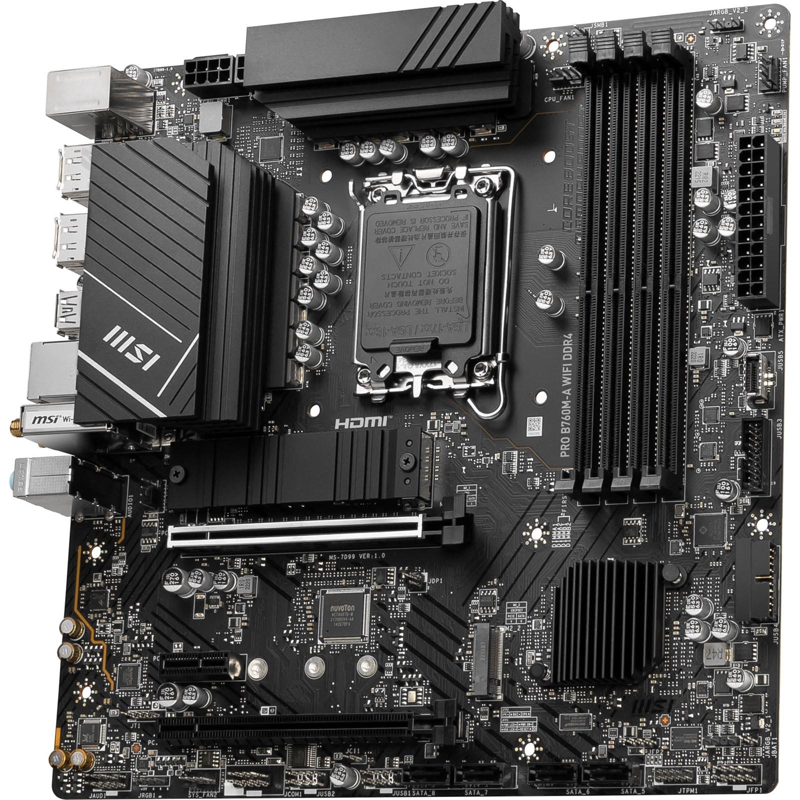 MSI PRO B760M-A WIFI DDR4