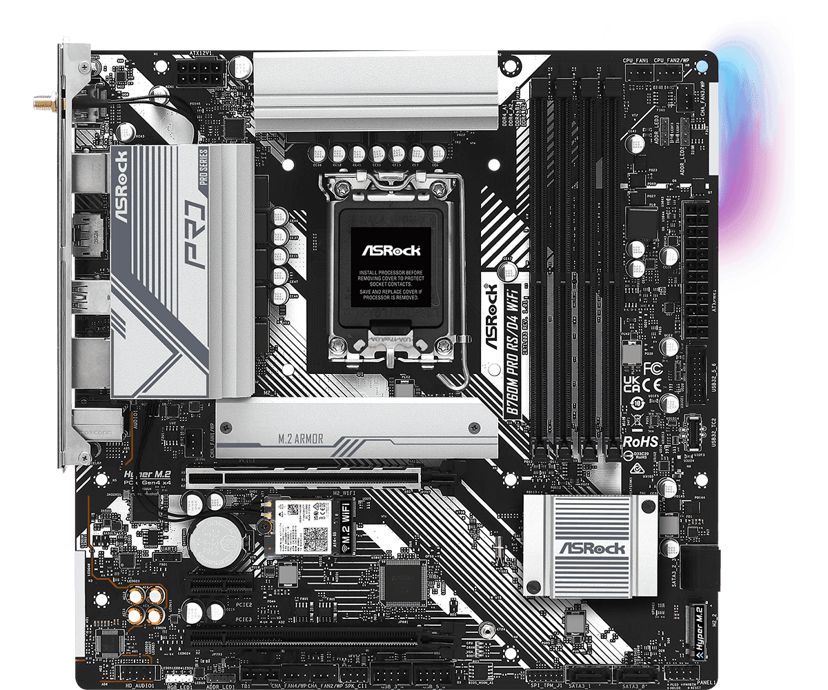 ASROCK B760M PRO RS/D4 WIFI
