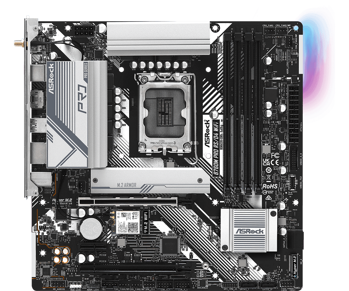 ASROCK B760M PRO RS/D4 WIFI
