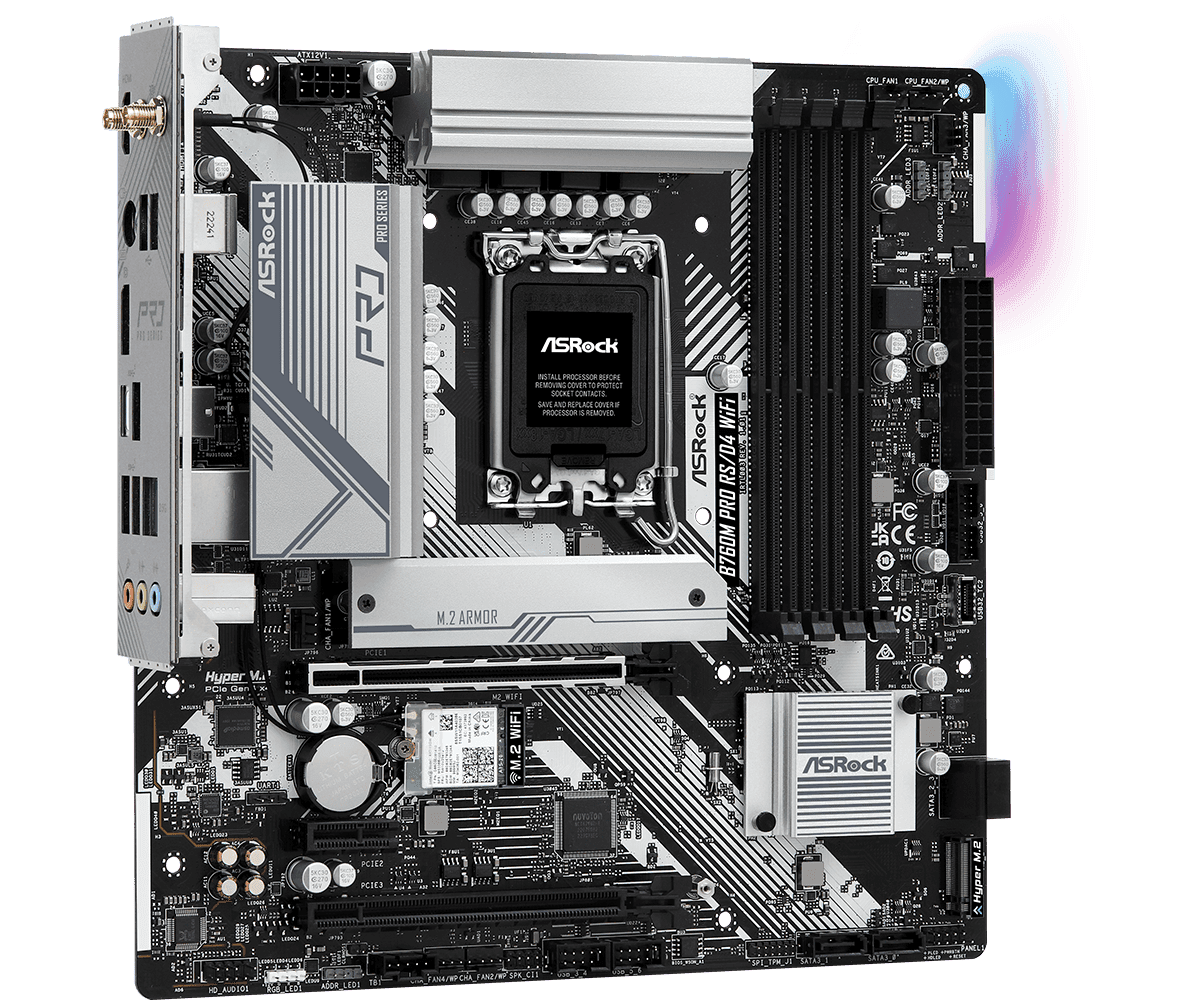 ASROCK B760M PRO RS/D4 WIFI