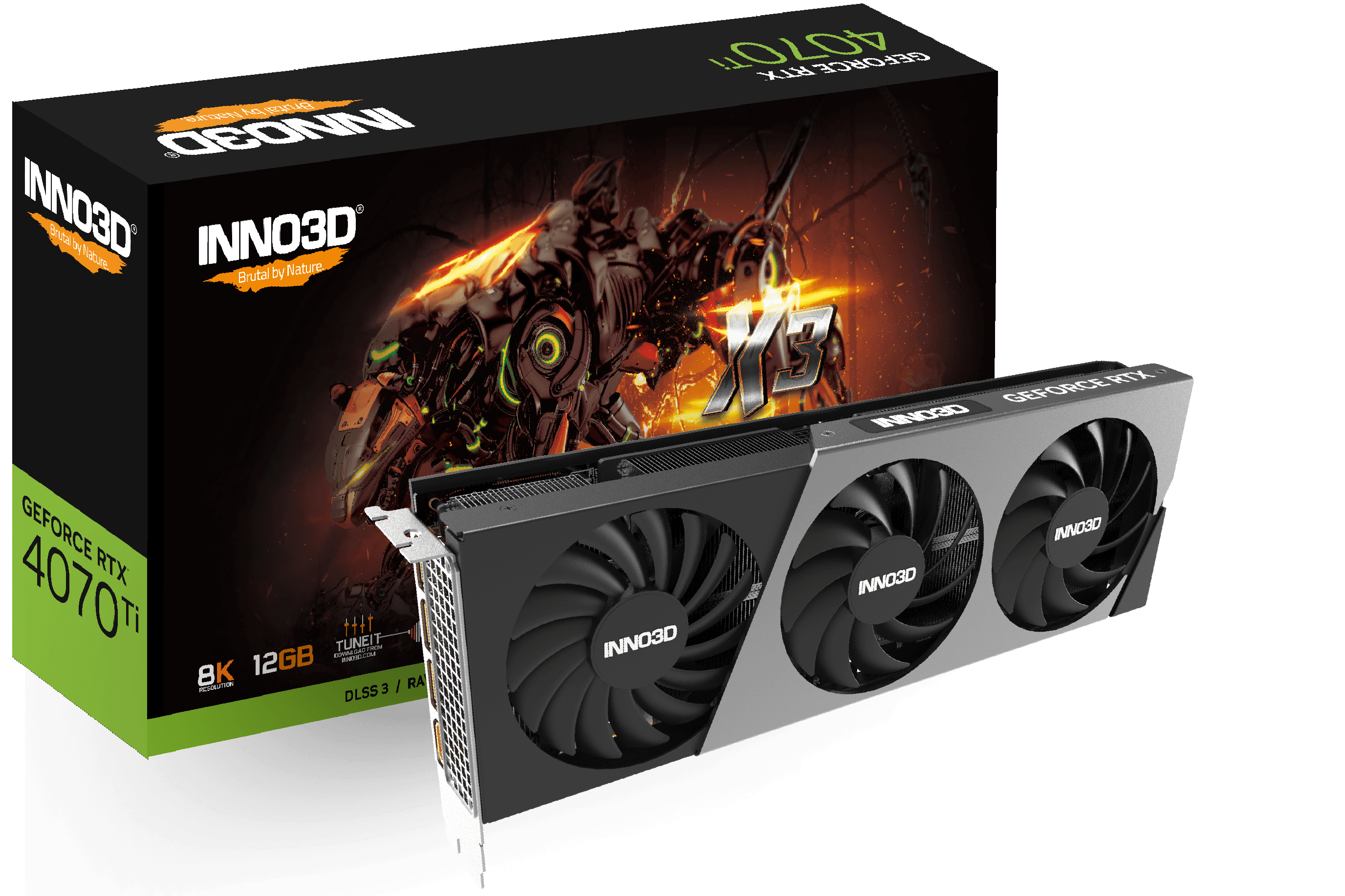 INNO 3D GEFORCE RTX4070TI X3 12GB GDDR6X