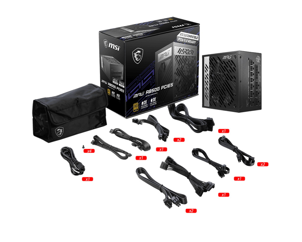 MSI MPG A850G 850W GOLD PCIE5