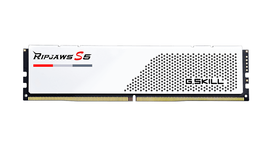G-SKILL RIPJAWS S5 32G(16G*2) DDR5 5200MHZ WHITE