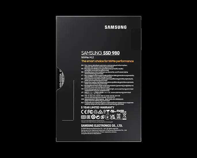 SAMSUNG 980 SSD 500G M.2 SSD