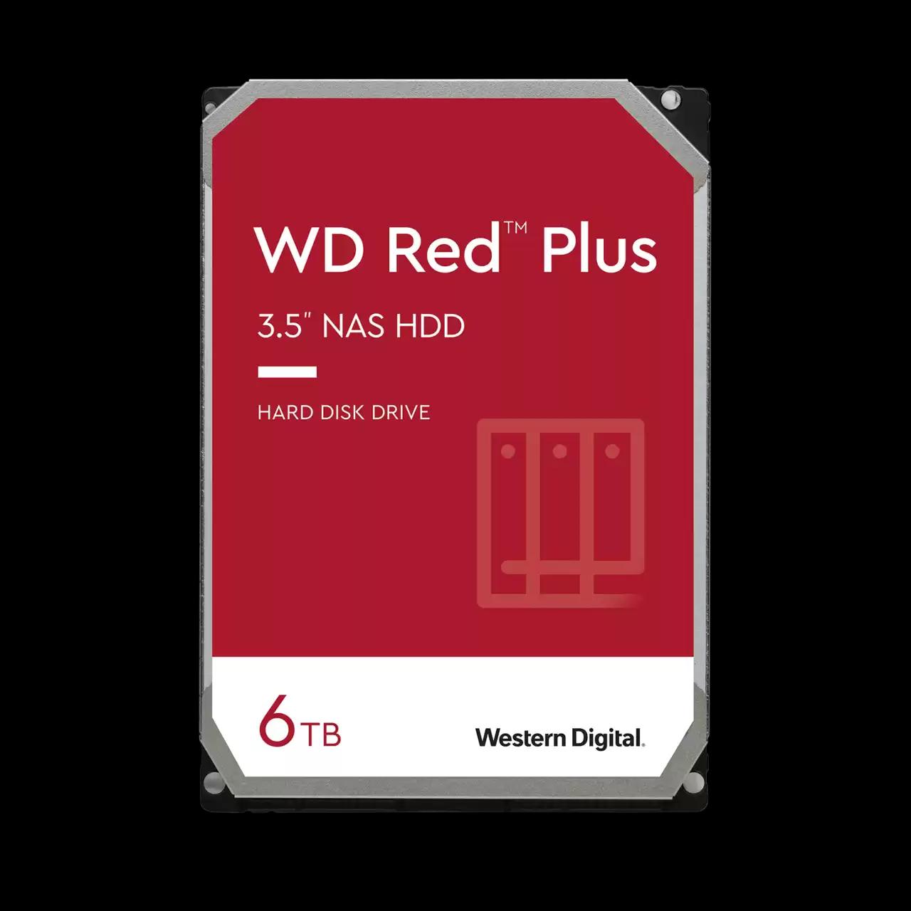 WESTERN DIGITAL RED PLUS 6TB 5400RPM SATA 256M
