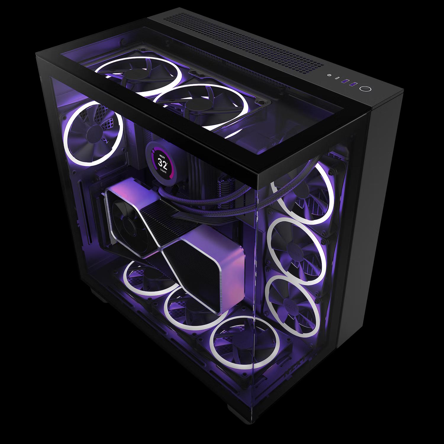 NZXT H9 ELITE EDITION ALL BLACK ATX MID TOWER