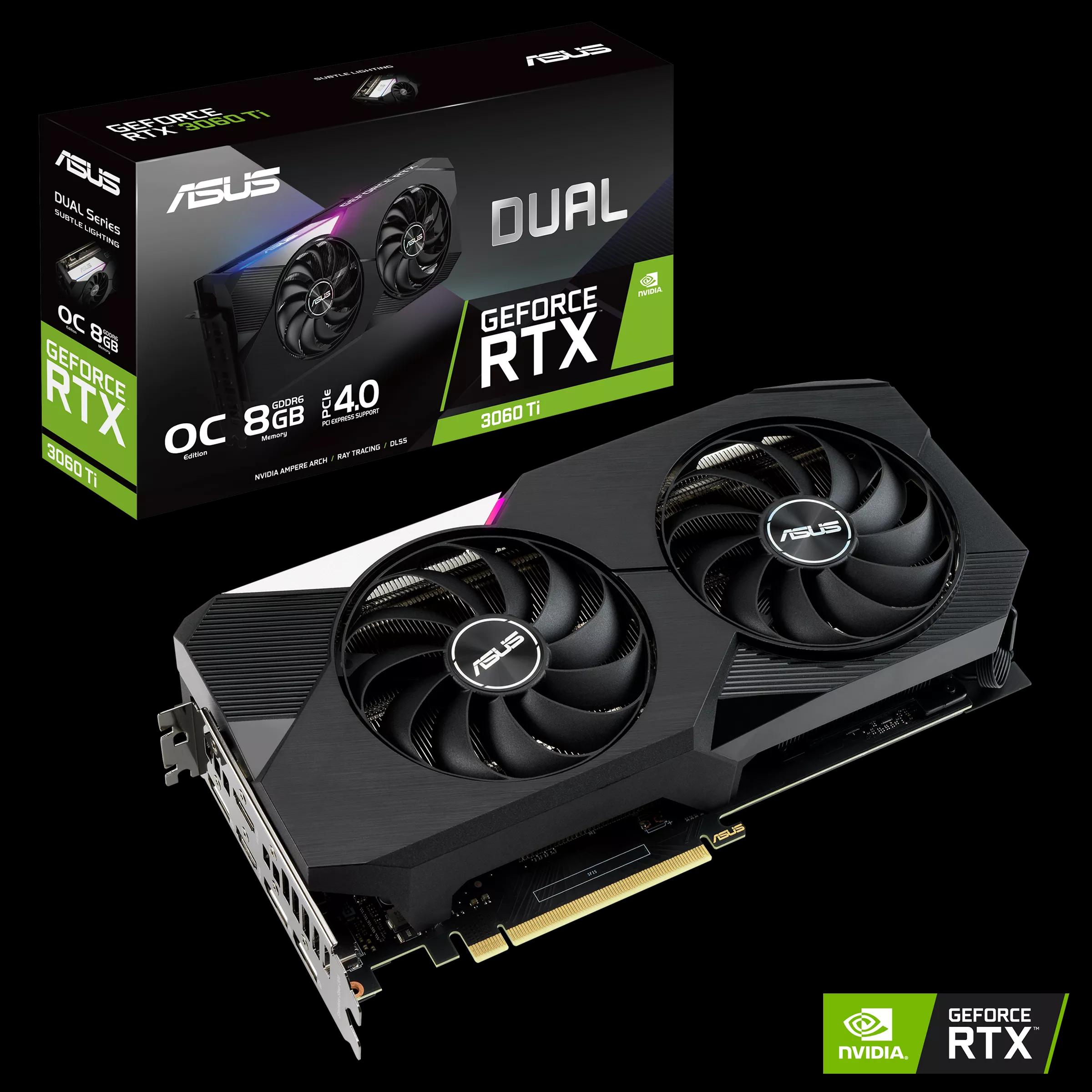 ASUS DUAL RTX3060TI OC 8GB GDDR6X