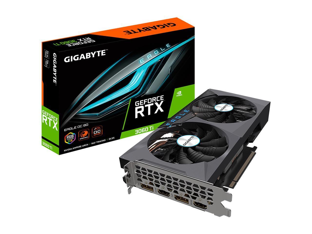GIGABYTE GEFORCE RTX3060TI EAGLE OC GDDR6X 8G