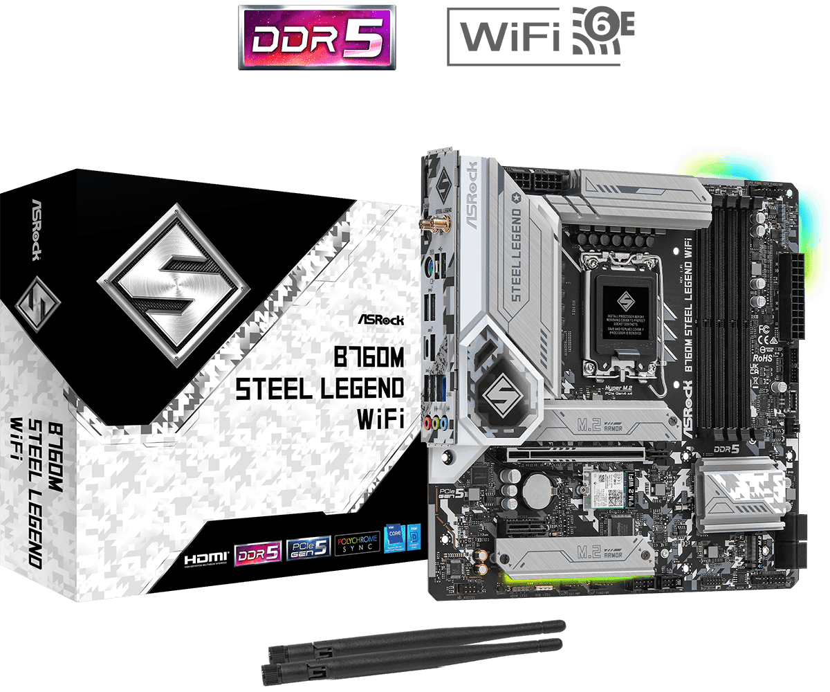 ASROCK B760M-STEEL-LEGEND-WIFI