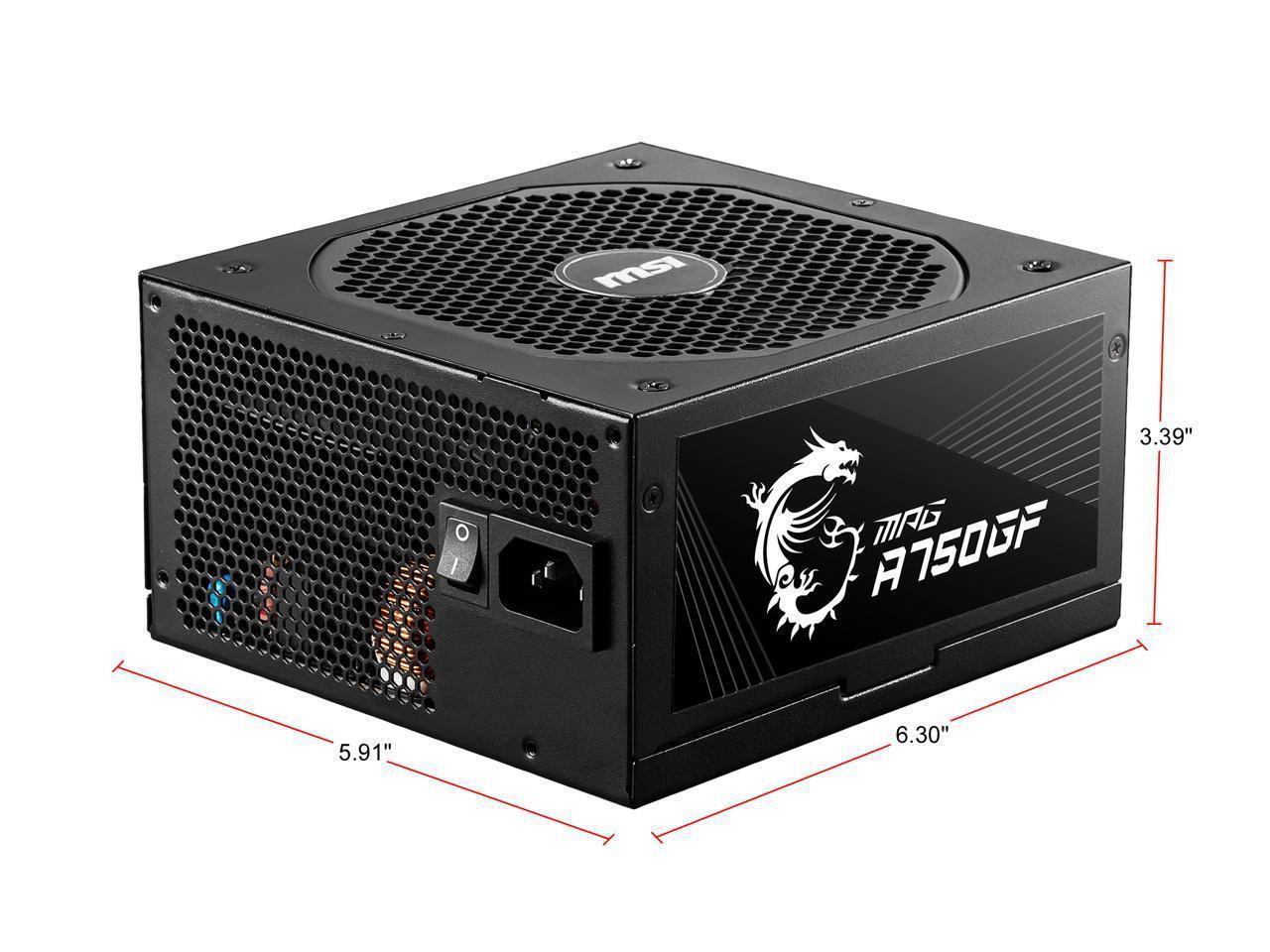 MSI MPG A750GF 750W GOLD FULL MODULAR