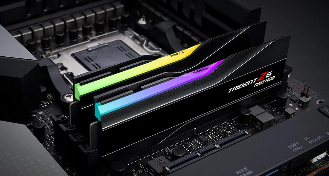 G-SKILL TRIDENT TZ5 NEO RGB 64G(32G*2) DDR5 6000MHZ 1.4V