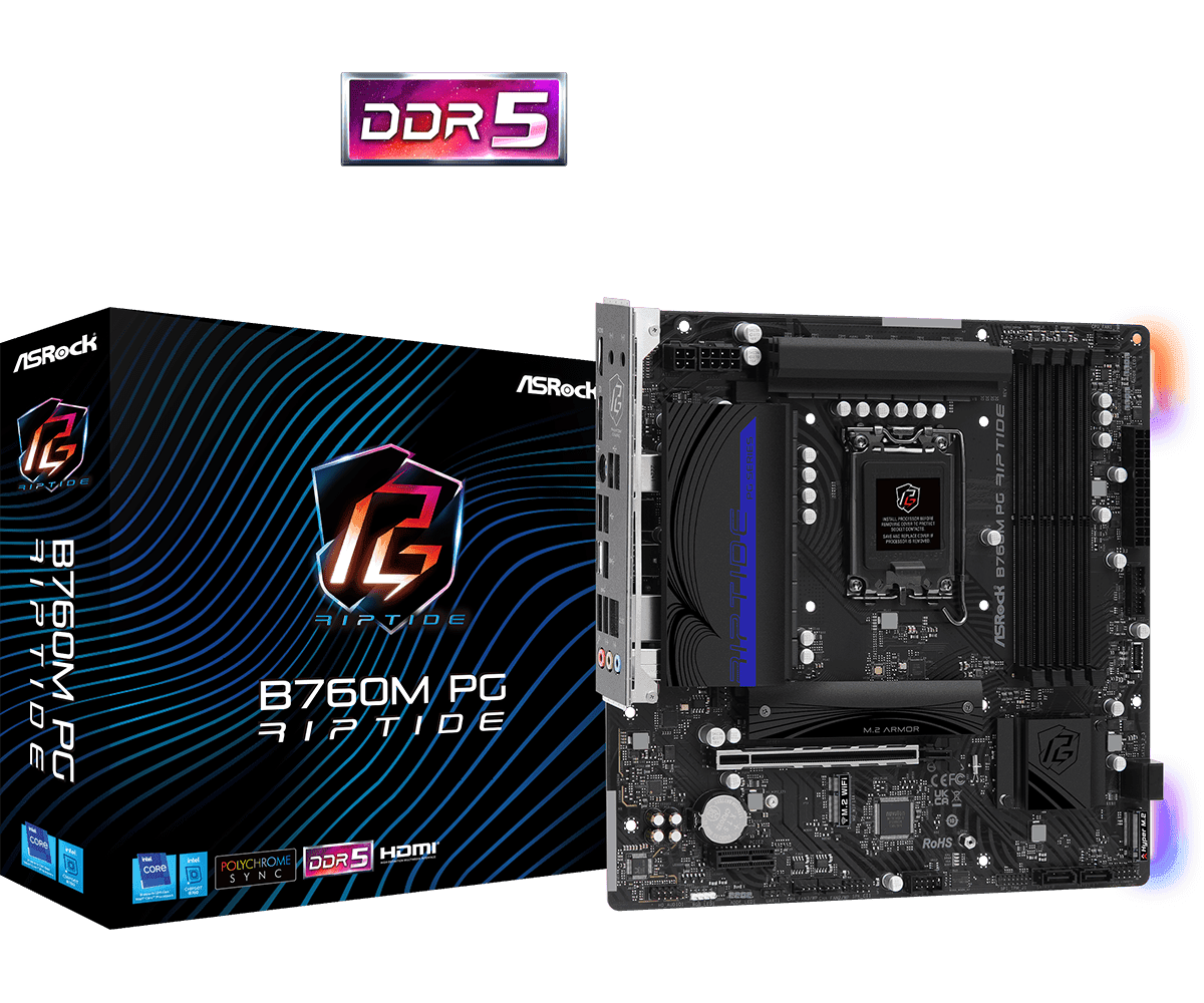 ASROCK B760M PG RIPTIDE