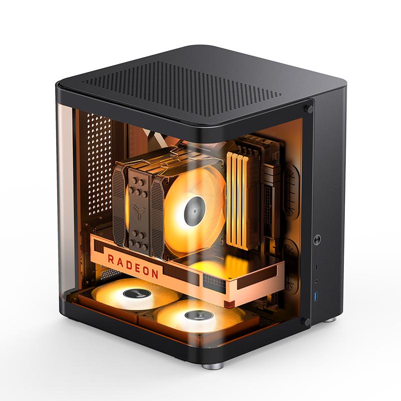 JONSBO TK-1 MATX CASE W/WINDOWS BLACK