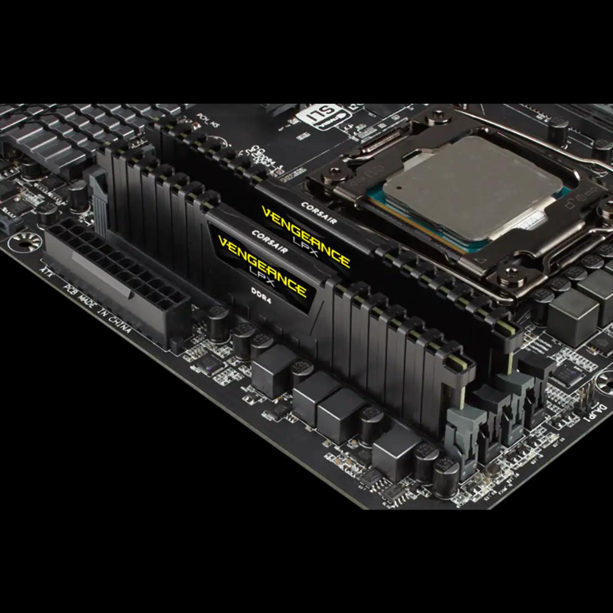 CORSAIR VENGEANCE LPX BLACK 8GB*2 DDR4 3200MHZ