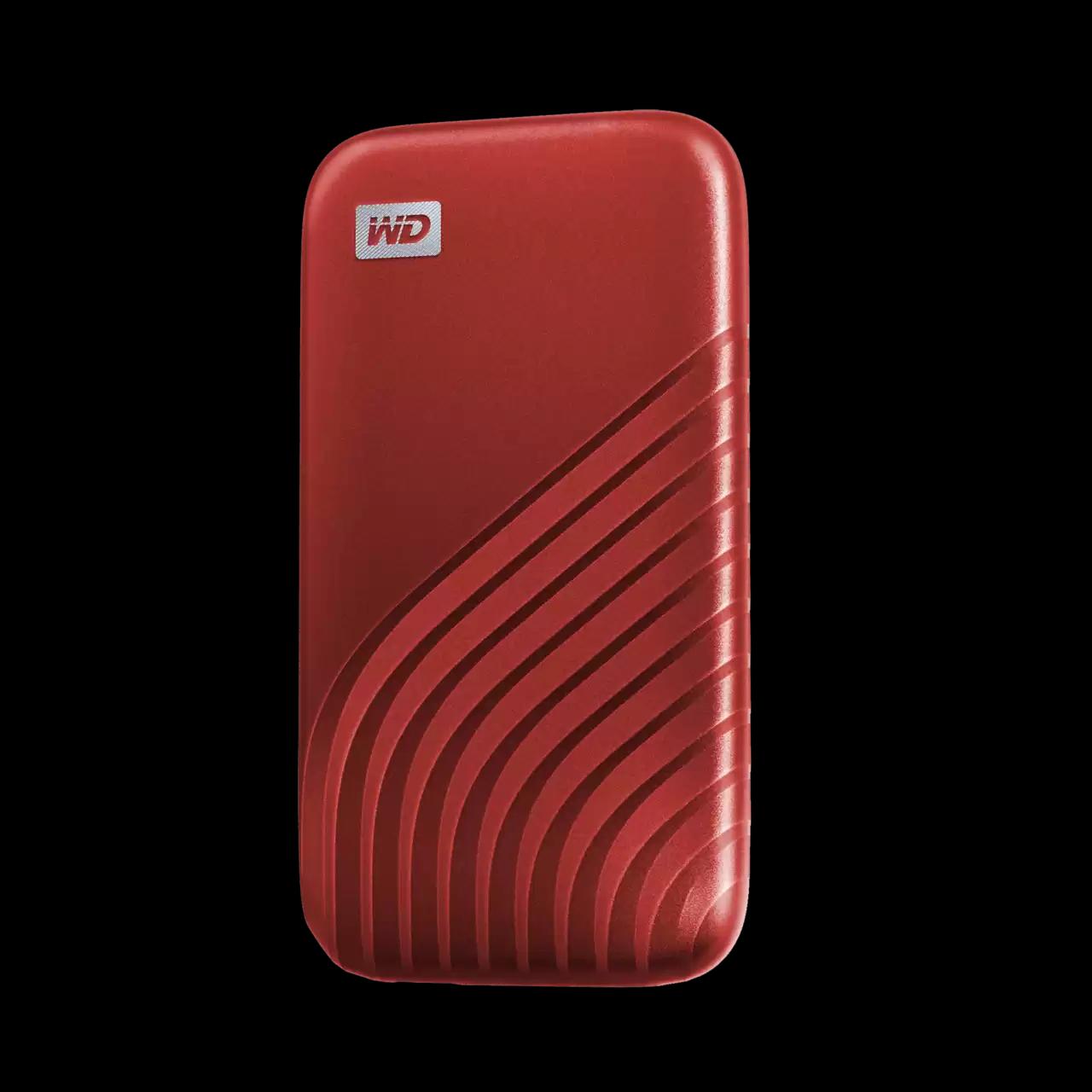 WESTERN DIGITAL WD MY PASSPORT SSD 500GB RED