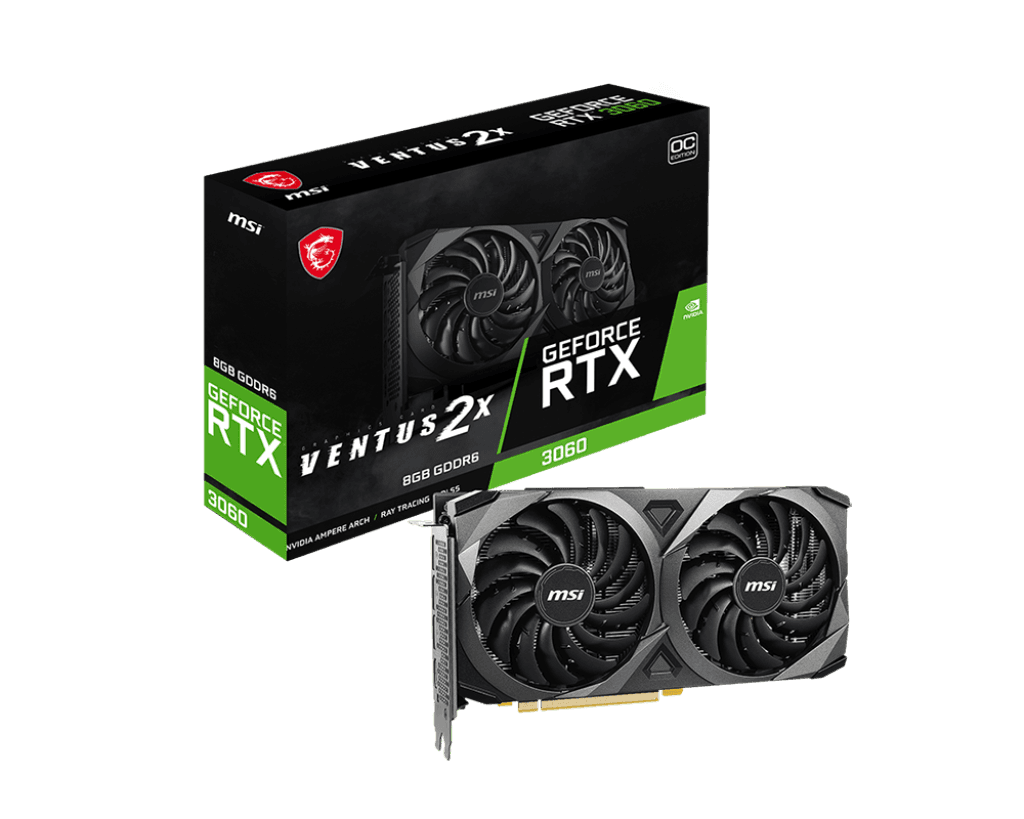 MSI RTX3060 VENTUS 2X OC 8G GDDR6X