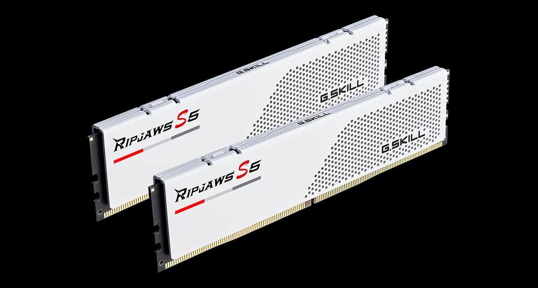 G-SKILL Ripjaws S5 WHITE DDR5-6000 64GB CL30-40-40-96 1.40