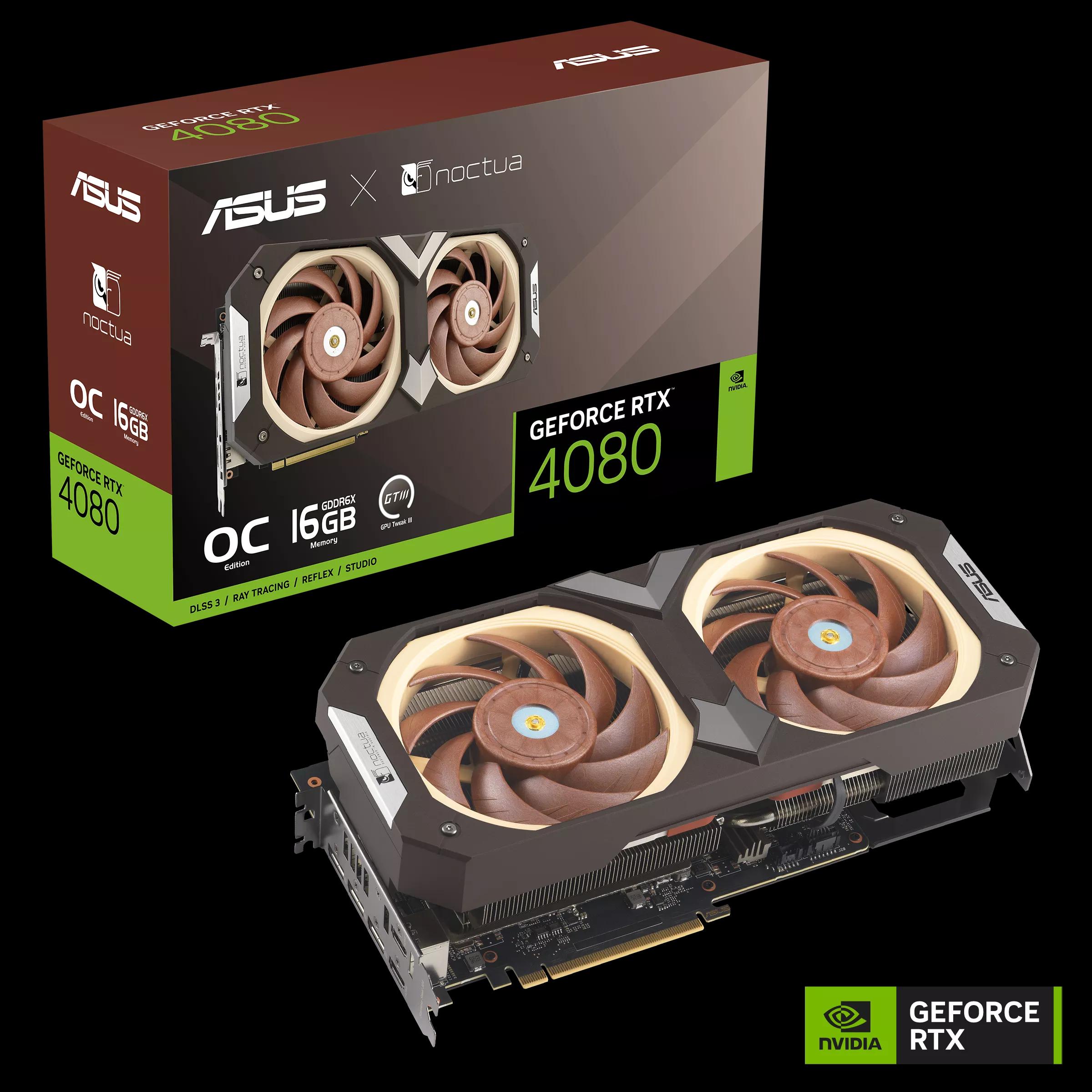 ASUS RTX4080 OC 16GB GDDR6X NOCTUA