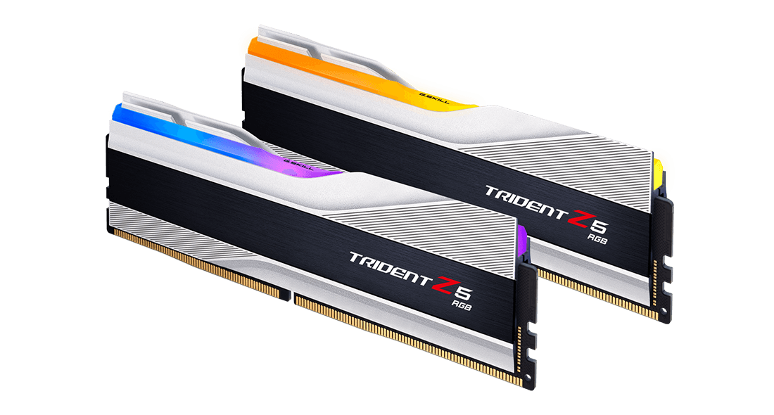 G-SKILL TRIDENT Z5 RGB SILVER 32G(16G*2) DDR5 7800MHZ 1.45