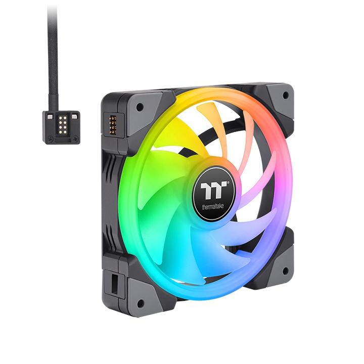 THERMALTAKE SWAFAN EX12 RGB FAN TT PREMIUM (3PACK) BLACK