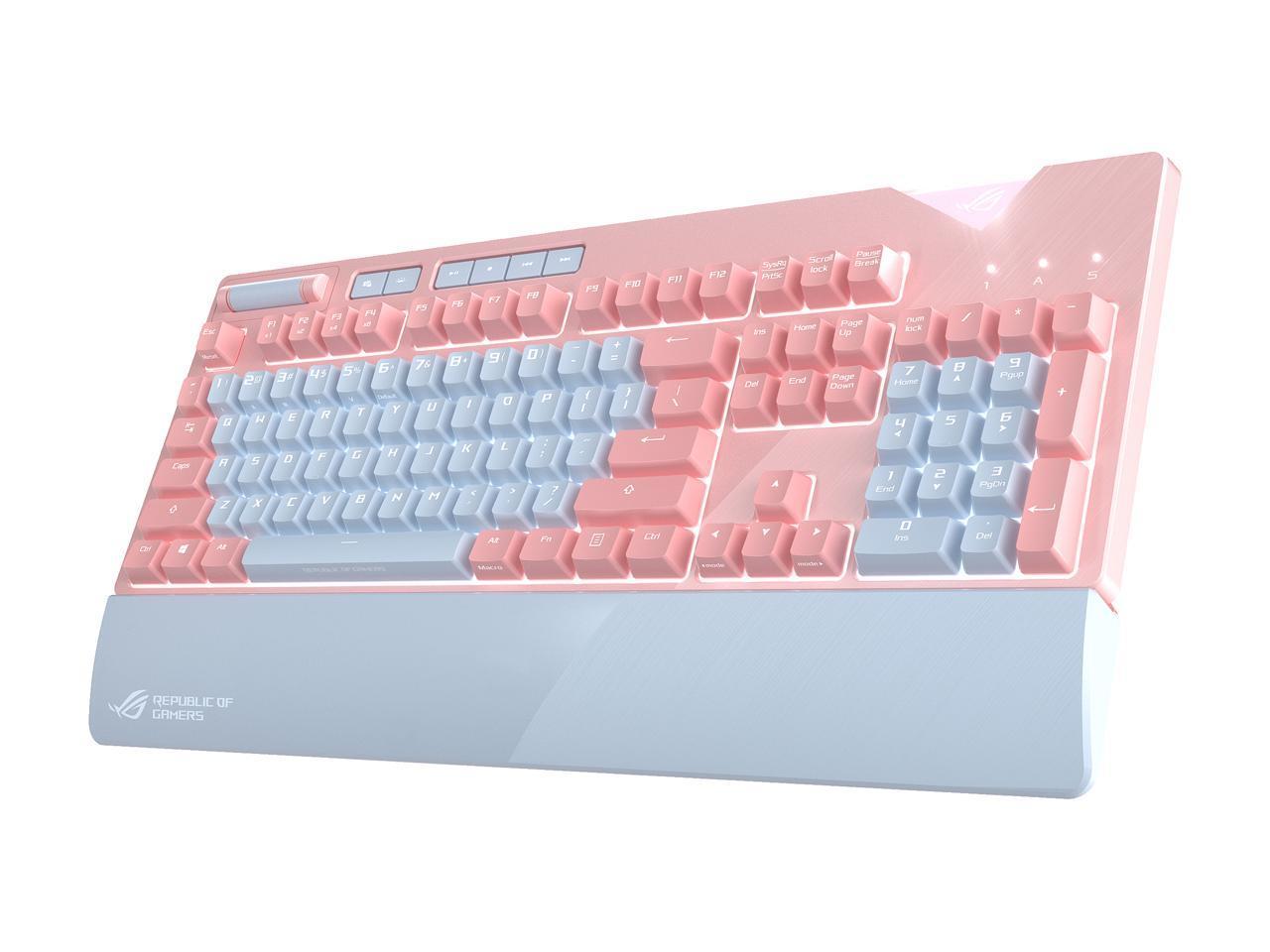 ASUS STRIX FLARE PINK RGB BL (Cherry MX 青軸 英字)