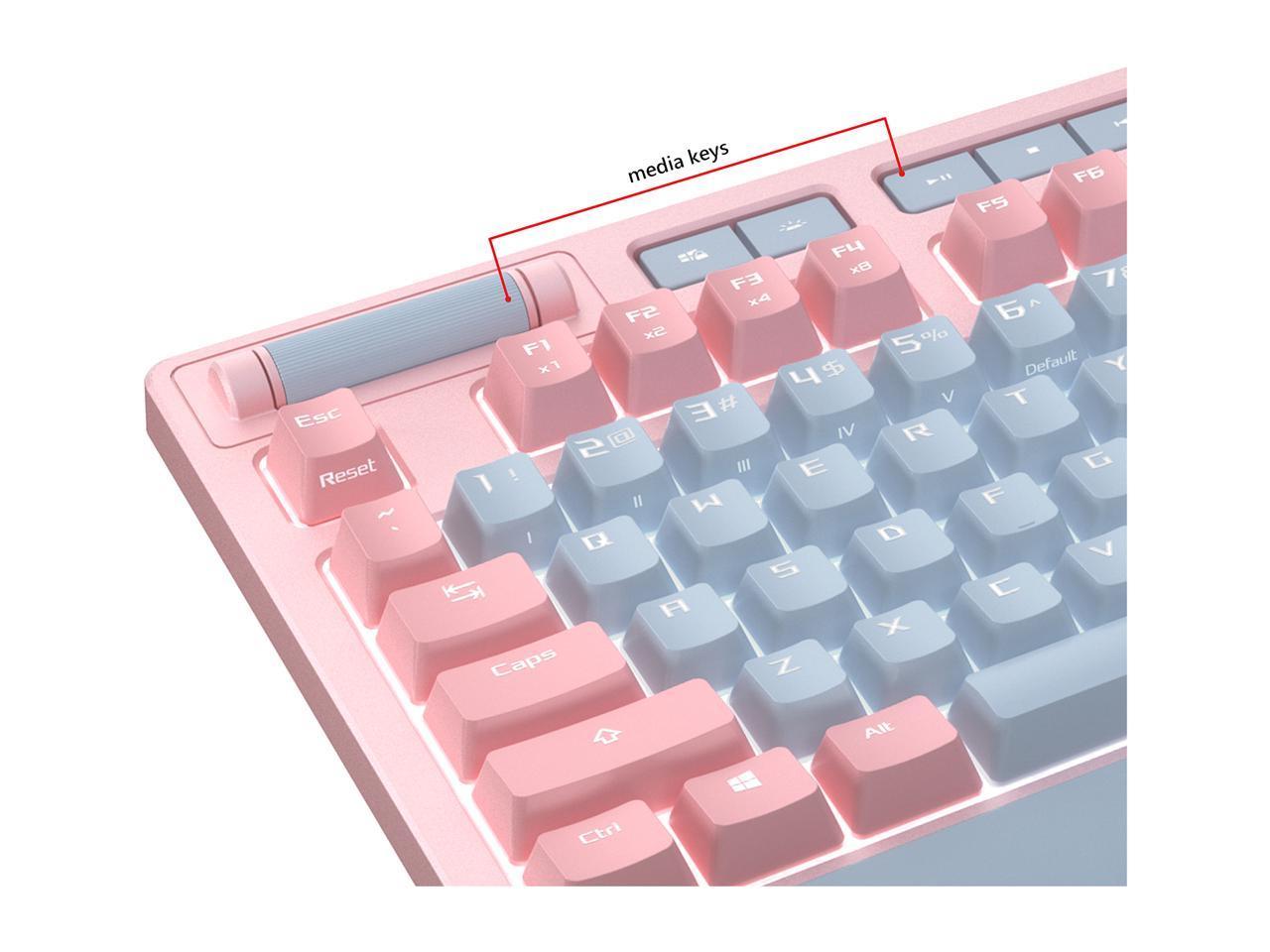 ASUS STRIX FLARE PINK RGB BL (Cherry MX 青軸 英字)