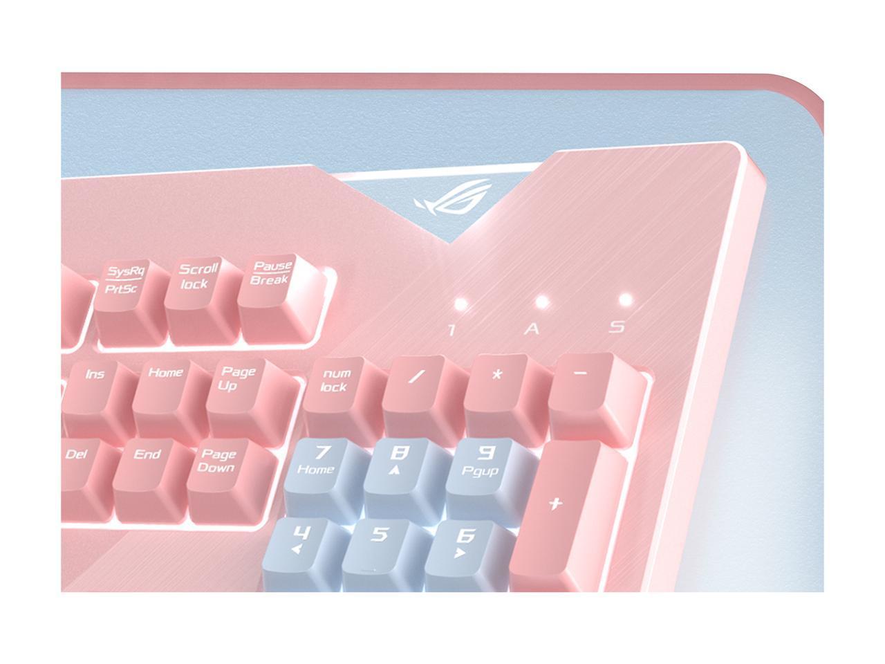 ASUS STRIX FLARE PINK RGB BL (Cherry MX 青軸 英字)