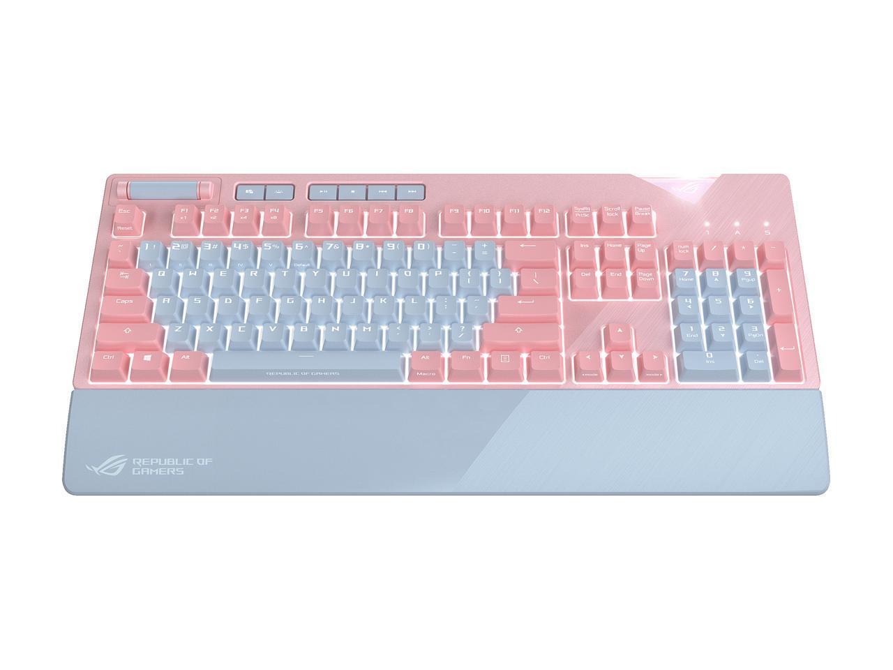 ASUS STRIX FLARE PINK RGB BL (Cherry MX 青軸 英字)