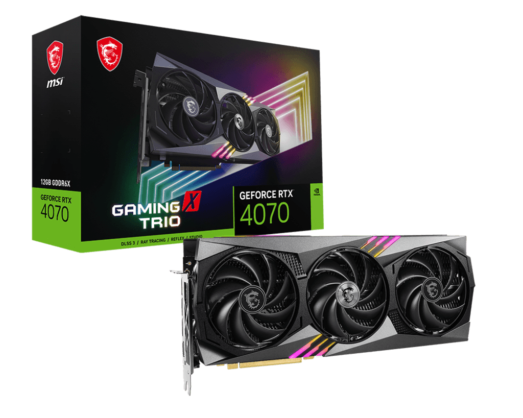 MSI RTX4070 GAMING X TRIO 12G