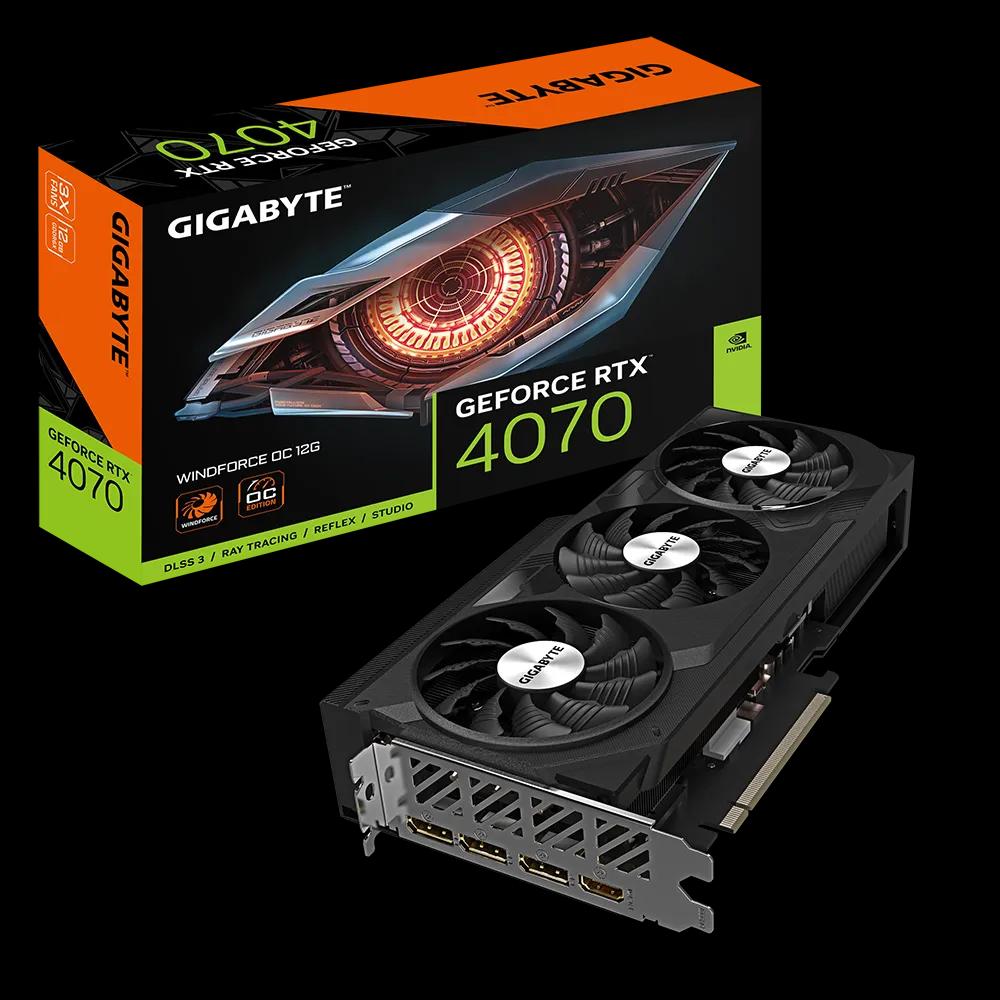 GIGABYTE RTX4070 WINDFORCE OC 12G GDDR6X
